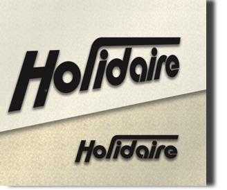 Holidaire  Die Cur Vinyl #1Trailer Decal